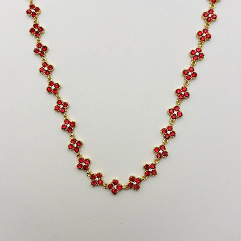 Collier Aélys rouge