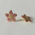 Boucles Manel rose