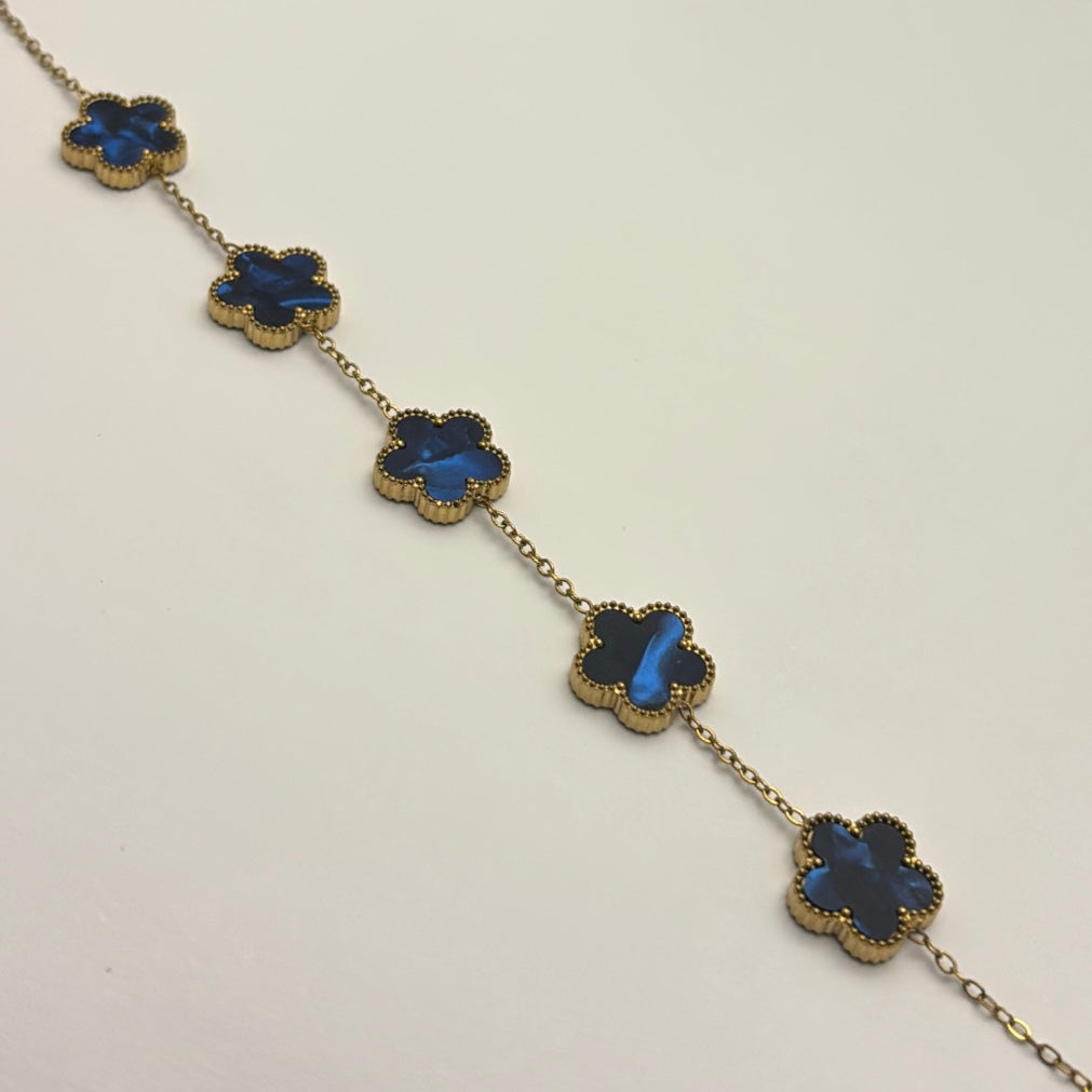 Bracelet  Clover bleu marine
