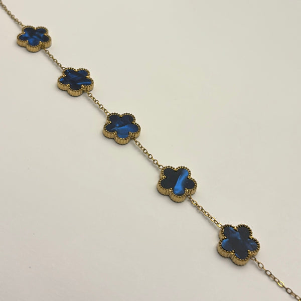 Bracelet  Clover bleu marine