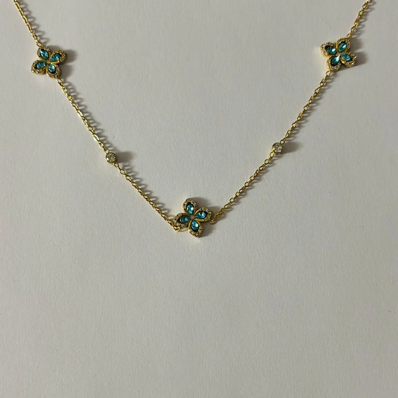 Collier Stella bleu