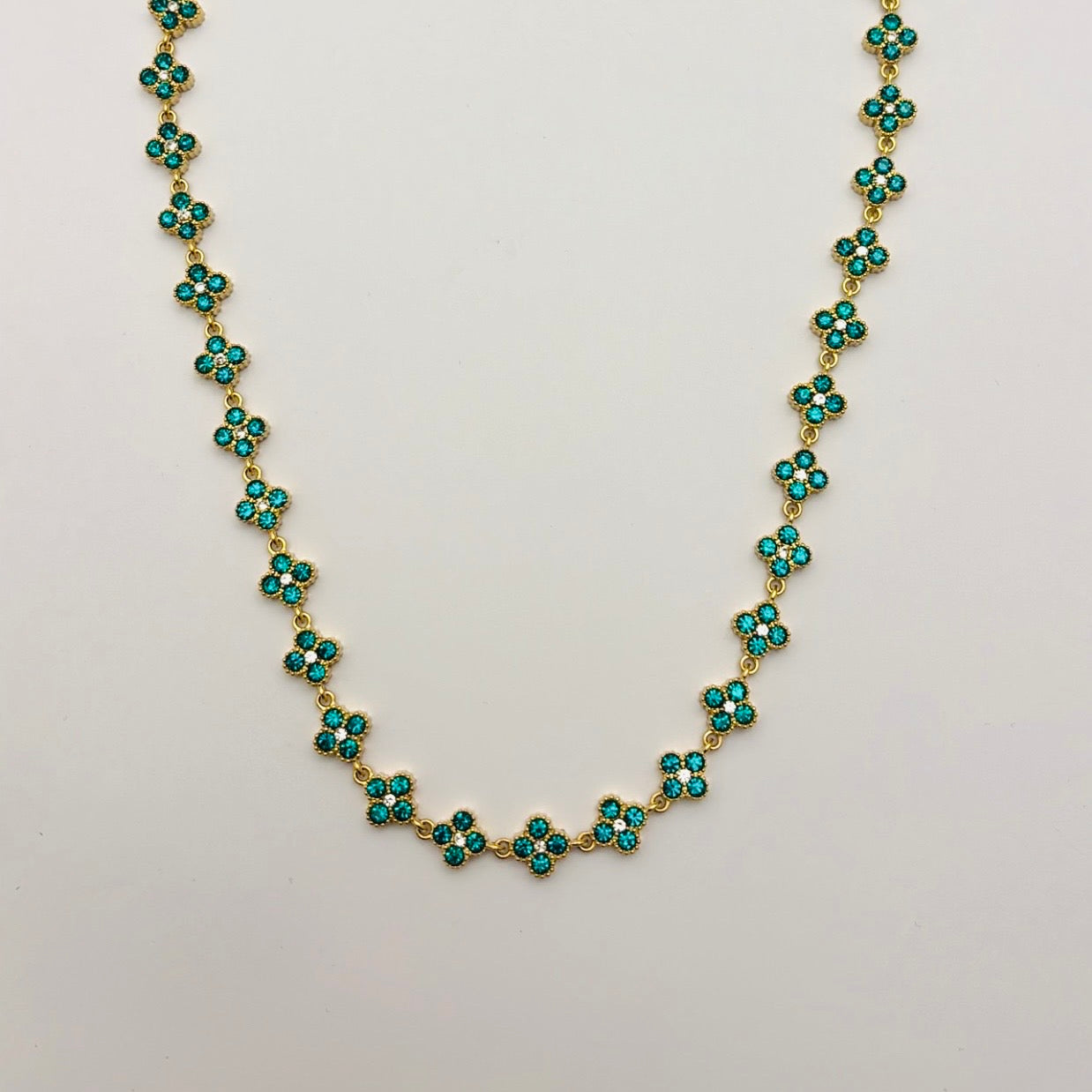 Collier Aélys émeraude