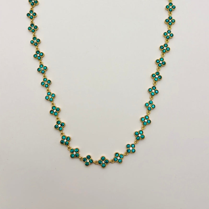 Collier Aélys émeraude