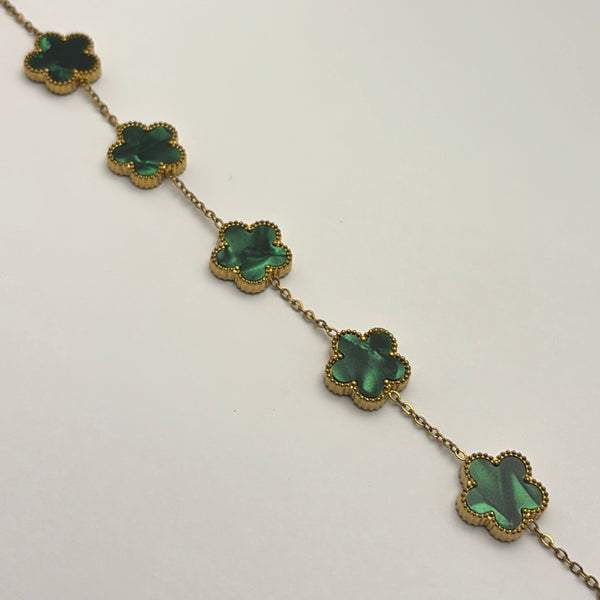 Bracelet Clover émeraude