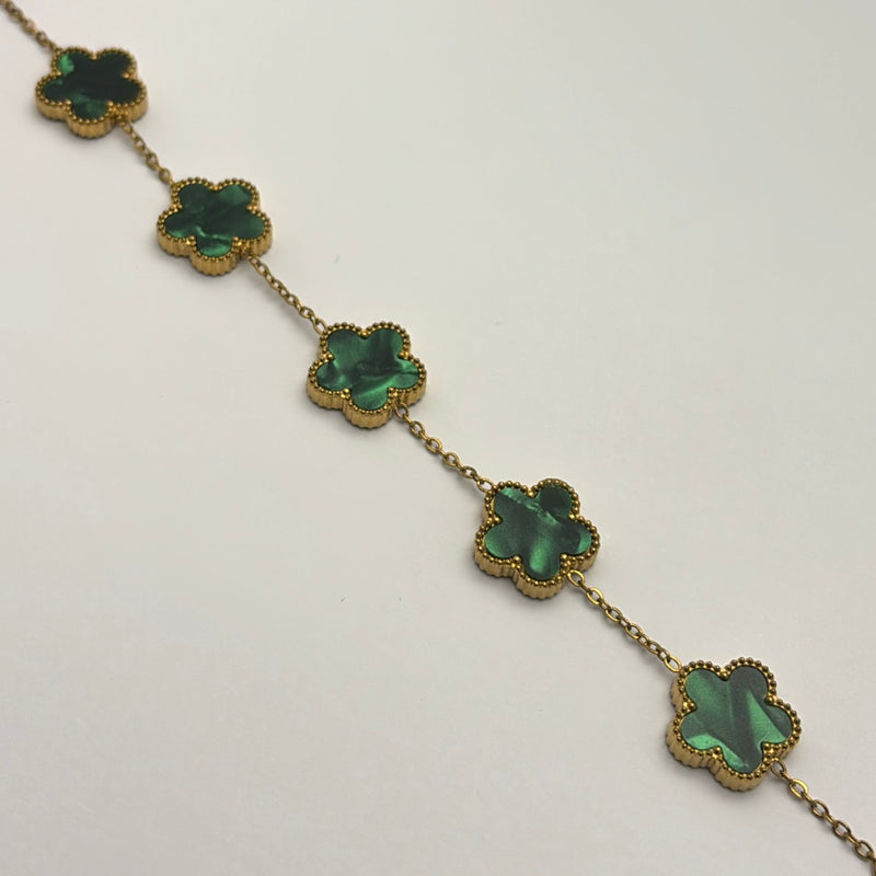 Bracelet Clover émeraude