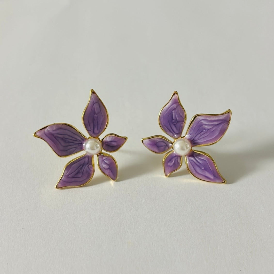 Boucles Néla violettes