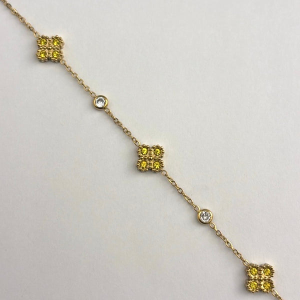 Bracelet Mouna jaune