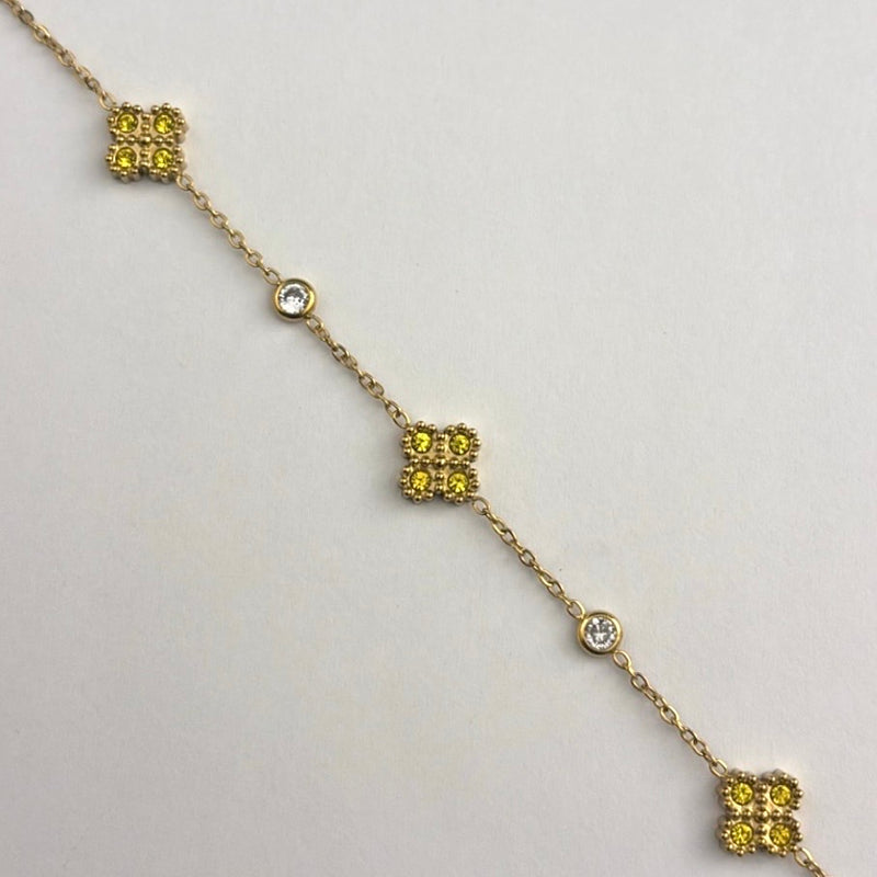 Bracelet Mouna jaune