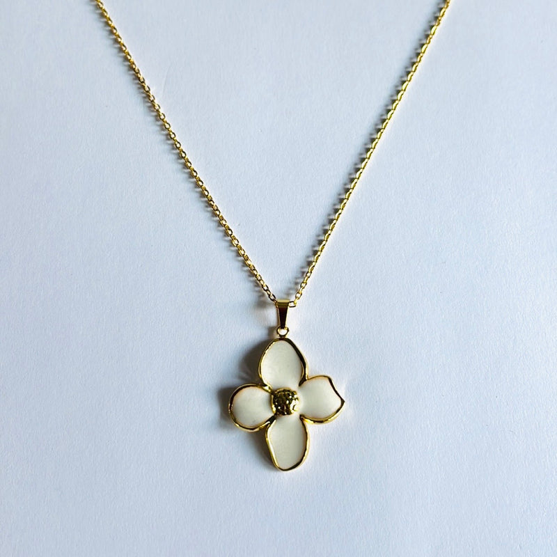 Collier Lara blanc