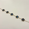 Bracelet "Clover" bleu marine