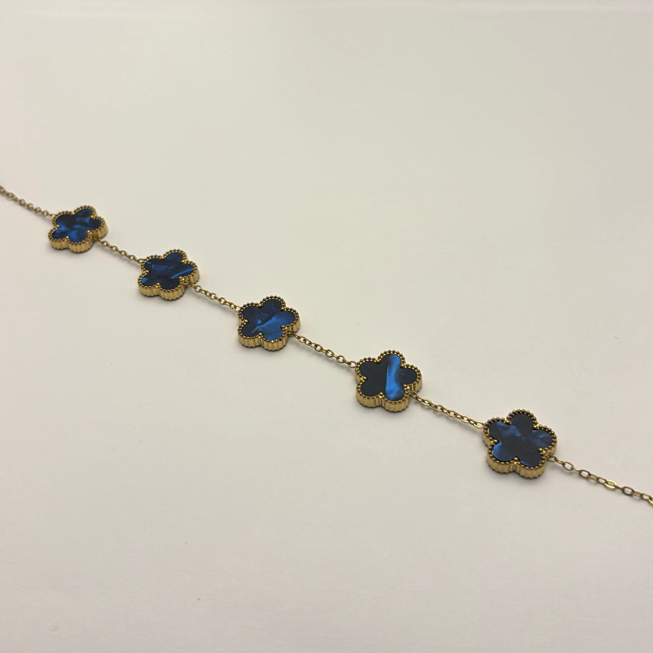 Bracelet "Clover" bleu marine