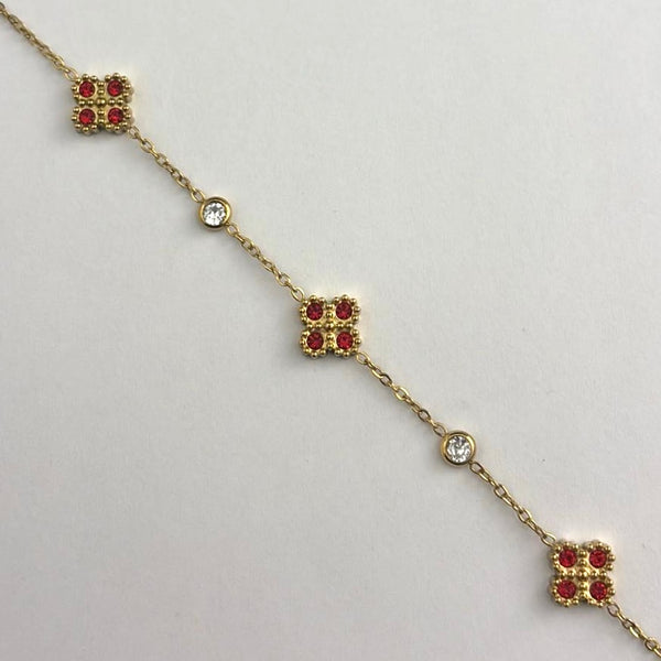 Bracelet Mouna rouge