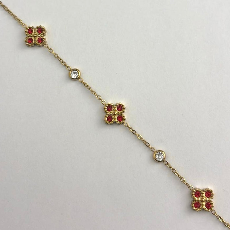 Bracelet Mouna rouge