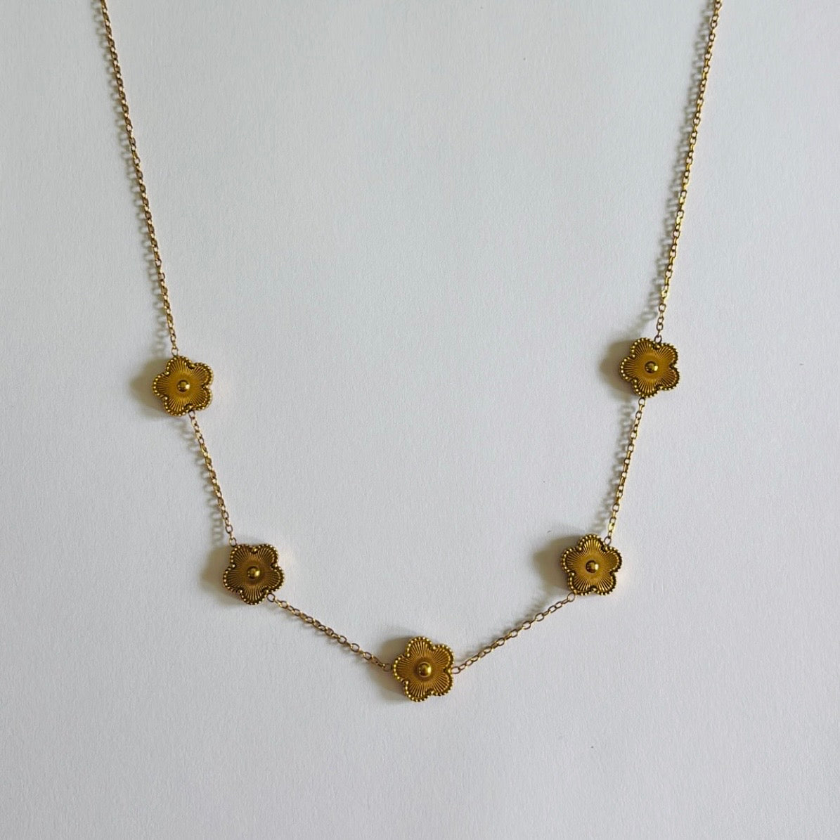 Collier Clover doré