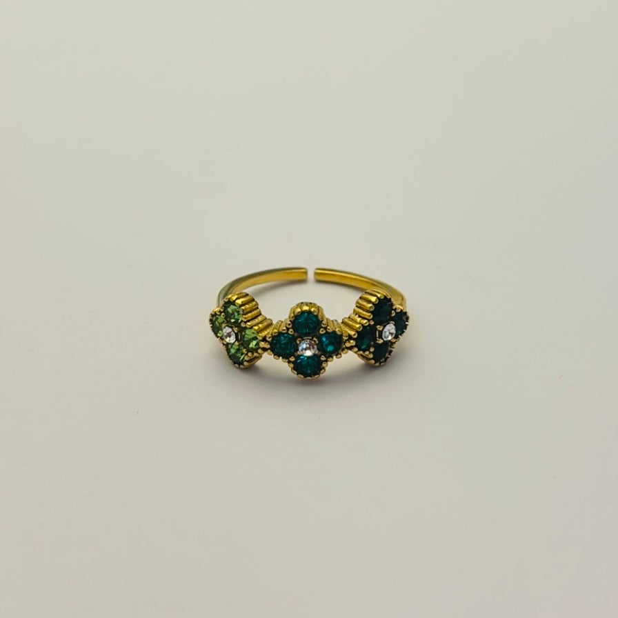 Bague Aélys verte