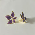 Boucles Néla violettes