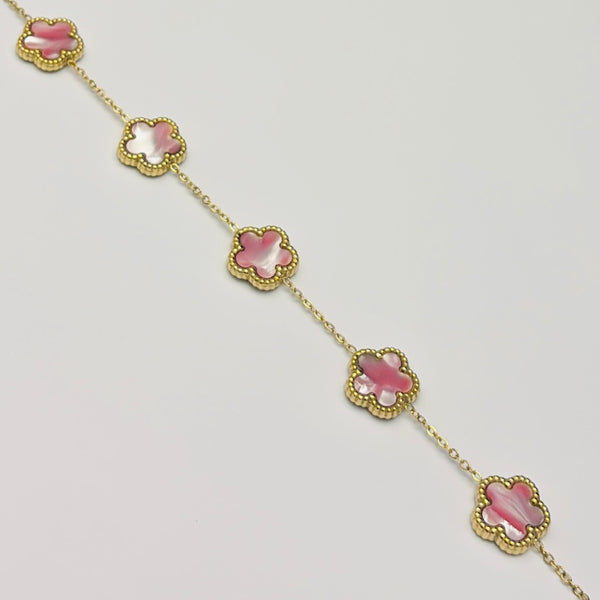 Bracelet Clover rose